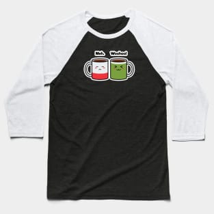 Coffee Friends | Charging | Battery | Cute Kawaii | Gray Baseball T-Shirt